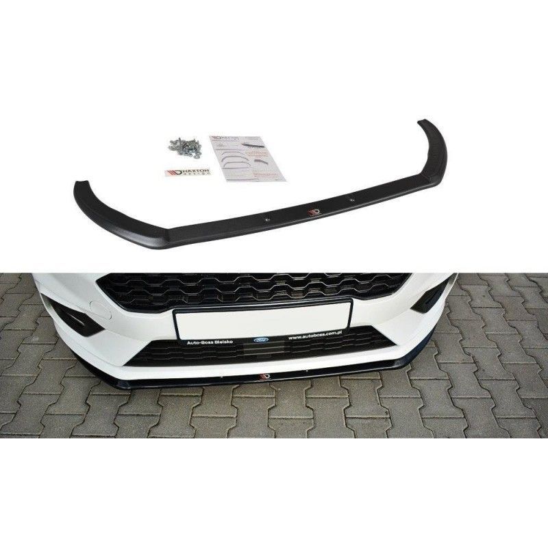 Maxton Front Splitter V.3 Ford Fiesta Mk8 ST / ST-Line Gloss Black, Fiesta Mk8