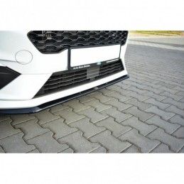 Maxton Front Splitter V.3 Ford Fiesta Mk8 ST / ST-Line Gloss Black, Fiesta Mk8