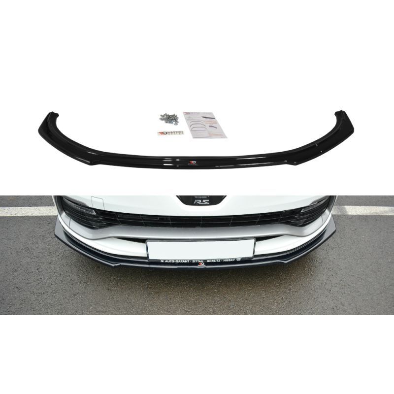 Maxton FRONT SPLITTER RENAULT CLIO MK4 RS Gloss, Clio IV