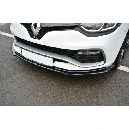 Maxton FRONT SPLITTER RENAULT CLIO MK4 RS Gloss, Clio IV