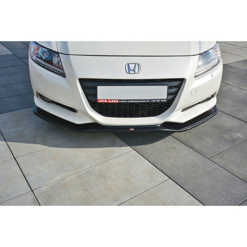 Maxton FRONT SPLITTER V.1 HONDA CR-Z Gloss Black, CR-Z