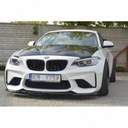 Maxton FRONT SPLITTER BMW M2 (F87) COUPÉ Gloss Black, Serie 2 F22 / F23 / M2 F87