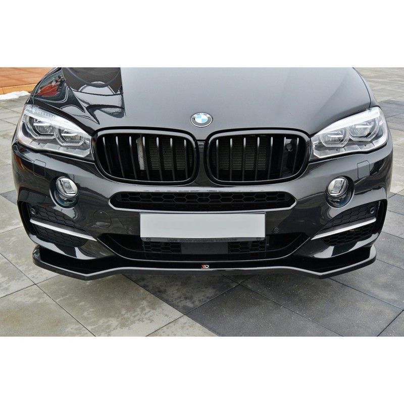 Maxton FRONT SPLITTER V.1 BMW X5 F15 M-PACK Gloss Black, X5 F15