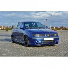 Maxton FRONT SPLITTER V.1 SEAT IBIZA MK2 FACELIFT CUPRA Gloss Black, Ibiza Mk2 / Mk2 FL Cupra