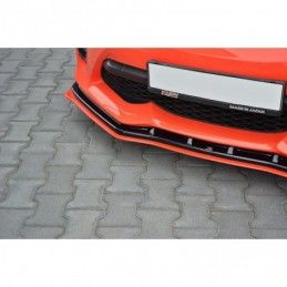 Maxton FRONT SPLITTER V.4 TOYOTA GT86 FACELIFT Gloss Black + Red, GT86