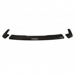 Maxton CENTRAL REAR SPLITTER Audi A4 B9 S-Line Gloss Black, A4 B9