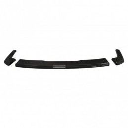 Maxton CENTRAL REAR SPLITTER Audi A4 B9 S-Line Gloss Black, A4 B9