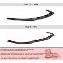 Maxton CENTRAL REAR SPLITTER Audi A5 F5 S-Line (without vertical bars) Gloss Black, A5 F5