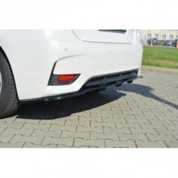 Maxton CENTRAL REAR SPLITTER Lexus CT Mk1 Facelift (with vertical bars) Gloss Black, Lexus