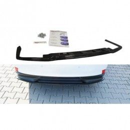 Maxton CENTRAL REAR SPLITTER Lexus IS Mk3 H (without vertical bars) Gloss Black, Lexus