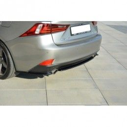 Maxton CENTRAL REAR SPLITTER Lexus IS Mk3 T (without vertical bars) Gloss Black, Lexus