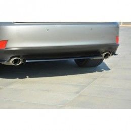 Maxton CENTRAL REAR SPLITTER Lexus IS Mk3 T (without vertical bars) Gloss Black, Lexus