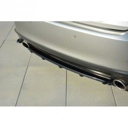 Maxton CENTRAL REAR SPLITTER Lexus IS Mk3 T (with vertical bars) Gloss Black, Lexus