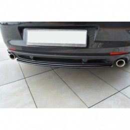 Maxton CENTRAL REAR SPLITTER Renault Laguna mk 3 Coupe Gloss Black, Laguna