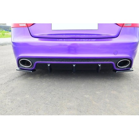 Maxton REAR VALANCE Audi RS5 Mk1 (8T) Facelift Gloss Black, A5/S5/RS5 8T