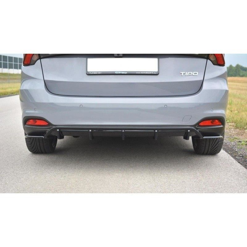 Maxton REAR VALANCE Fiat Tipo S-Design Gloss Black, Tipo