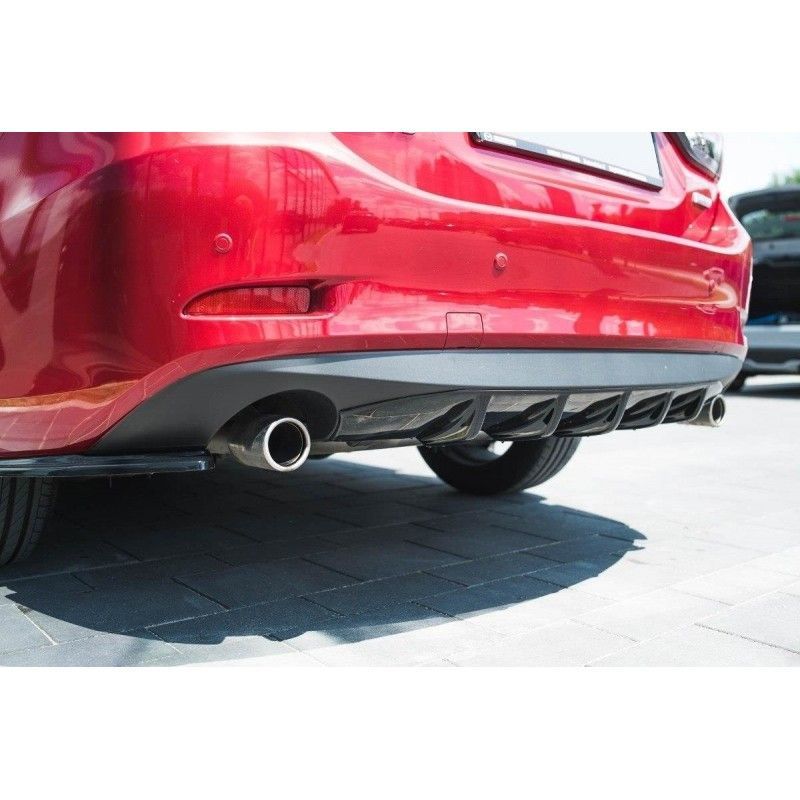 Maxton REAR VALANCE Mazda 6 GJ (Mk3) Facelift Gloss Black, mazda 6