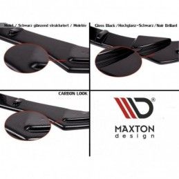 Maxton REAR VALANCE Mercedes C-Class S205 63AMG Estate Gloss Black, W205