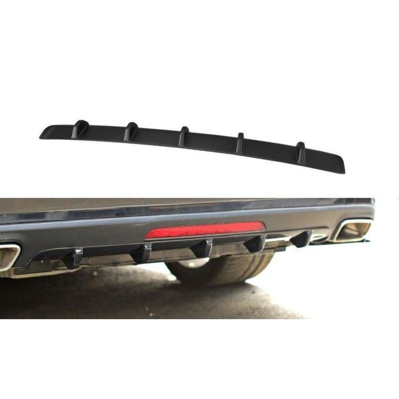 Maxton REAR VALANCE Mercedes CLS C218 Gloss Black, W218