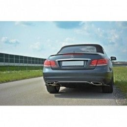 Maxton REAR VALANCE Mercedes E W212 Gloss Black, W212