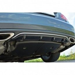 Maxton REAR VALANCE Mercedes E W212 Gloss Black, W212