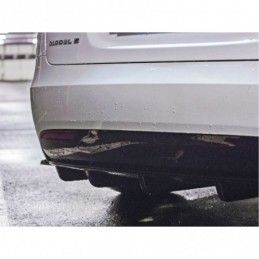 Maxton REAR VALANCE Tesla Model S Facelift Gloss Black, Tesla