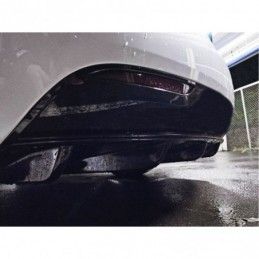 Maxton REAR VALANCE Tesla Model S Facelift Gloss Black, Tesla