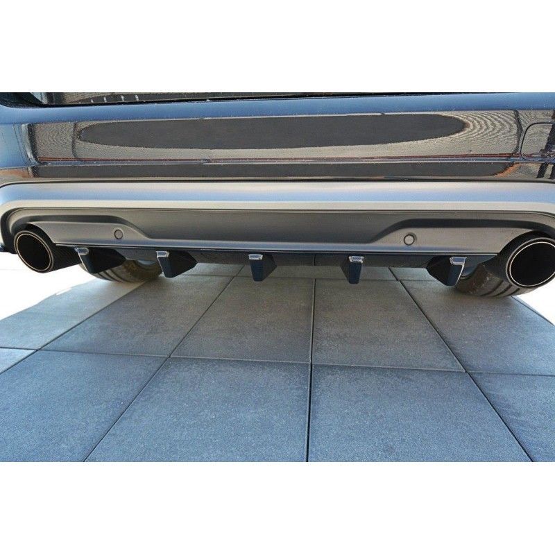 Maxton REAR VALANCE Volvo V60 Polestar Facelift Gloss Black, V60