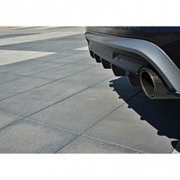 Maxton REAR VALANCE Volvo V60 Polestar Facelift Gloss Black, V60