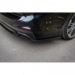 Maxton REAR SIDE SPLITTERS for BMW 5 G30/ G31 M-Pack Gloss Black, Serie 5 G30/ G31