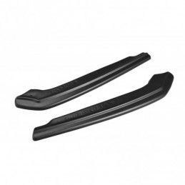 Maxton REAR SIDE SPLITTERS for BMW 5 G30/ G31 M-Pack Gloss Black, Serie 5 G30/ G31