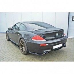 Maxton REAR SIDE SPLITTERS BMW M6 E63 Gloss Black, Serie 6 E63/ E64/ M6