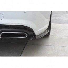 Maxton REAR SIDE SPLITTERS Audi A6 C7 Avant S-line/ S6 C7 Facelift Gloss Black, A6/S6/RS6 4G C7 