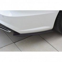 Maxton REAR SIDE SPLITTERS Audi A6 C7 Avant S-line/ S6 C7 Facelift Gloss Black, A6/S6/RS6 4G C7 