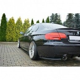 Maxton REAR SIDE SPLITTERS for BMW 3 E92 M-PACK FACELIFT Gloss Black, Serie 3 E92/ E93/ M3