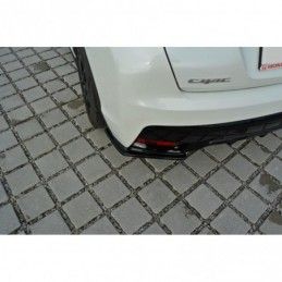 Maxton REAR SIDE SPLITTERS Honda Civic Mk9 Facelift Gloss Black, CIVIC