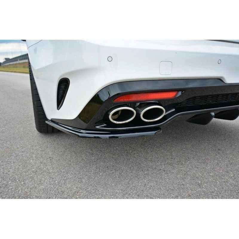 Maxton REAR SIDE SPLITTERS KIA STINGER GT Gloss Black, Kia