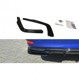 Maxton REAR SIDE SPLITTERS Lexus GS Mk4 Facelift H Gloss Black, Lexus