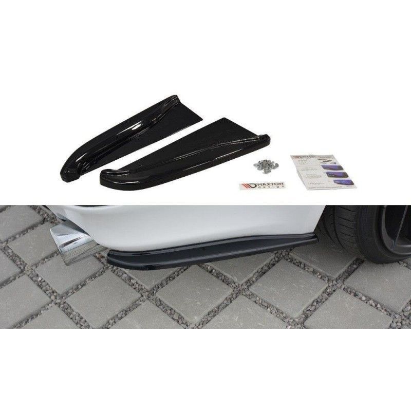 Maxton REAR SIDE SPLITTERS Lexus IS Mk2 Gloss Black, Lexus