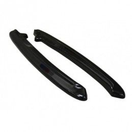 Maxton REAR SIDE SPLITTERS Lexus IS Mk3 Facelift T Gloss Black, Lexus