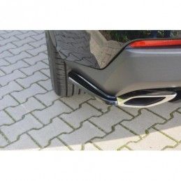 Maxton REAR SIDE SPLITTERS Lexus NX Mk1 T Gloss Black, Lexus