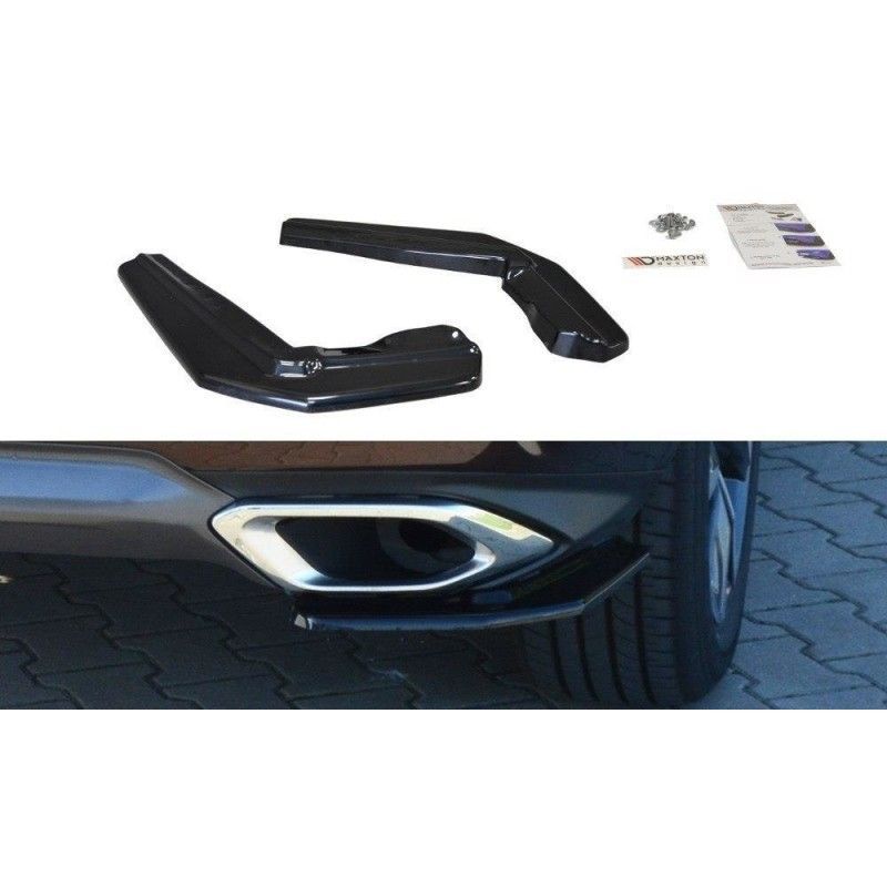 Maxton REAR SIDE SPLITTERS Lexus RX Mk4 T Gloss Black, Lexus