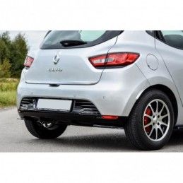 Maxton REAR SIDE SPLITTERS Renault Clio Mk4 Gloss Black, Clio IV