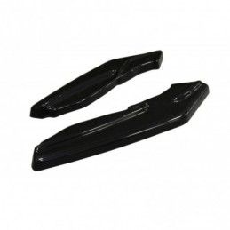 Maxton REAR SIDE SPLITTERS Renault Laguna mk 3 Coupe Gloss Black, Laguna