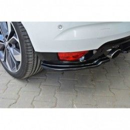 Maxton REAR SIDE SPLITTERS Renault Megane Mk4 Hatchback Gloss Black, Megane IV