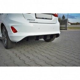 Maxton Rear Side Splitters V.1 Ford Fiesta Mk8 ST-Line Gloss Black, Fiesta Mk8