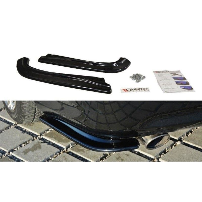 Maxton REAR SIDE SPLITTERS Infiniti G37 Sedan Gloss Black, INFINITI