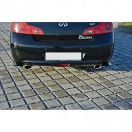 Maxton REAR SIDE SPLITTERS Infiniti G37 Sedan Gloss Black, INFINITI