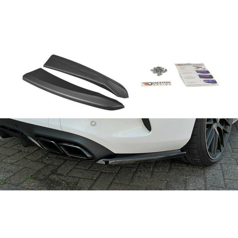 Maxton REAR SIDE SPLITTERS Mercedes C-class C205 63AMG Coupe Gloss Black, W205