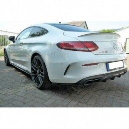 Maxton REAR SIDE SPLITTERS Mercedes C-class C205 63AMG Coupe Gloss Black, W205